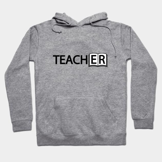 Teacher teaching artsy Hoodie by DinaShalash